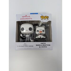 Funko Pop Hallmark Ornament Disney NBC Jack Skellington & Zero Fandom‎ Decor